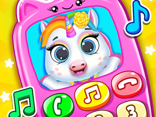 Baby Princess Unicorn Mobile Phone 5 baby princess unicorn mobile phone